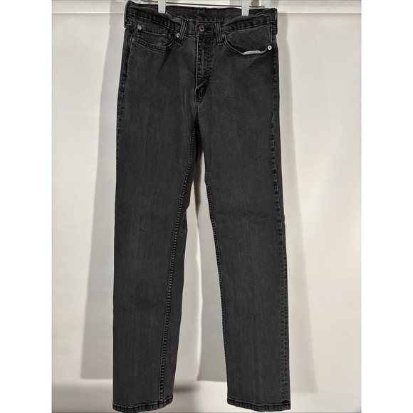 Levi's Other - Vintage 90s Levi's Jeans 514 34x34 Regular Straight Leg Fit Jet Black Wash Denim
